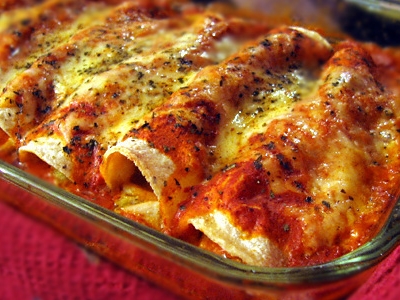 Cheesy Chicken Enchiladas